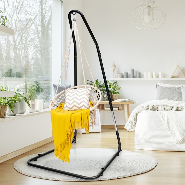 Iron deals hanging chair